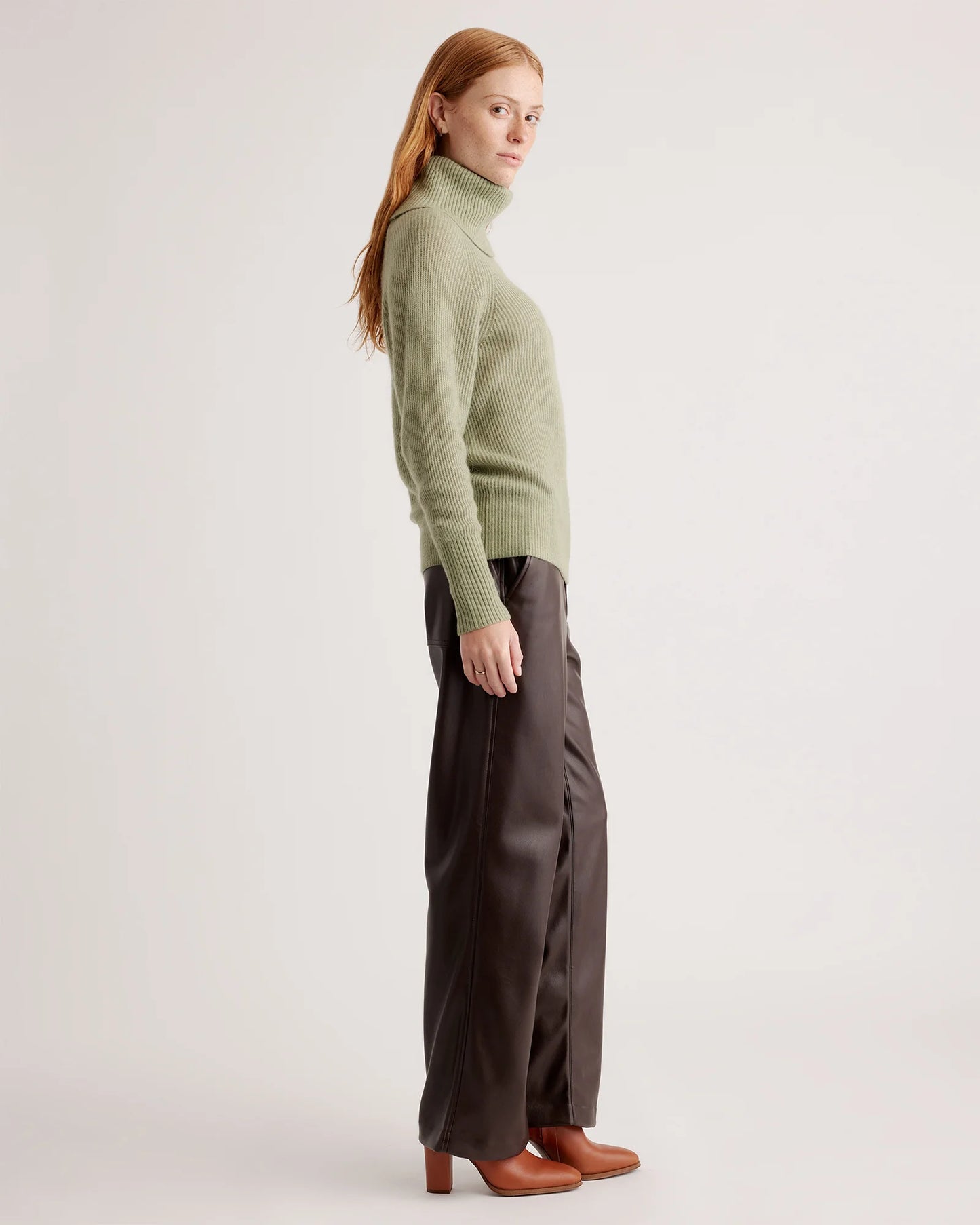 Baby Alpaca-Wool Turtleneck - XS / Light Grey