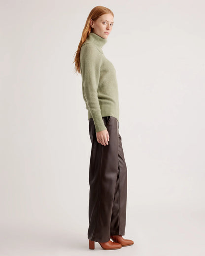 Baby Alpaca-Wool Turtleneck - XS / Light Grey