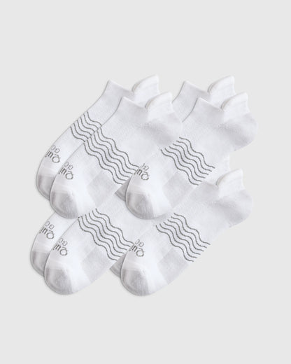 Performance Golf Ankle Socks (4-pack) - S / White