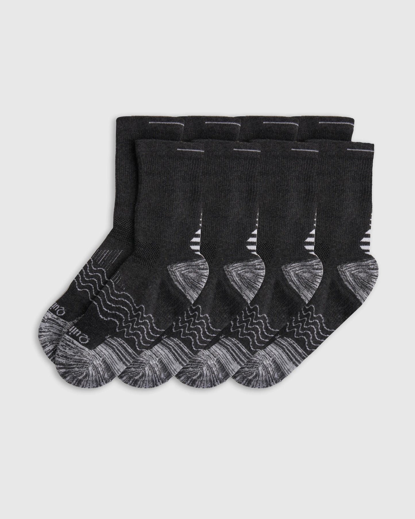 Performance Running Crew Socks (4-Pack) - S / White