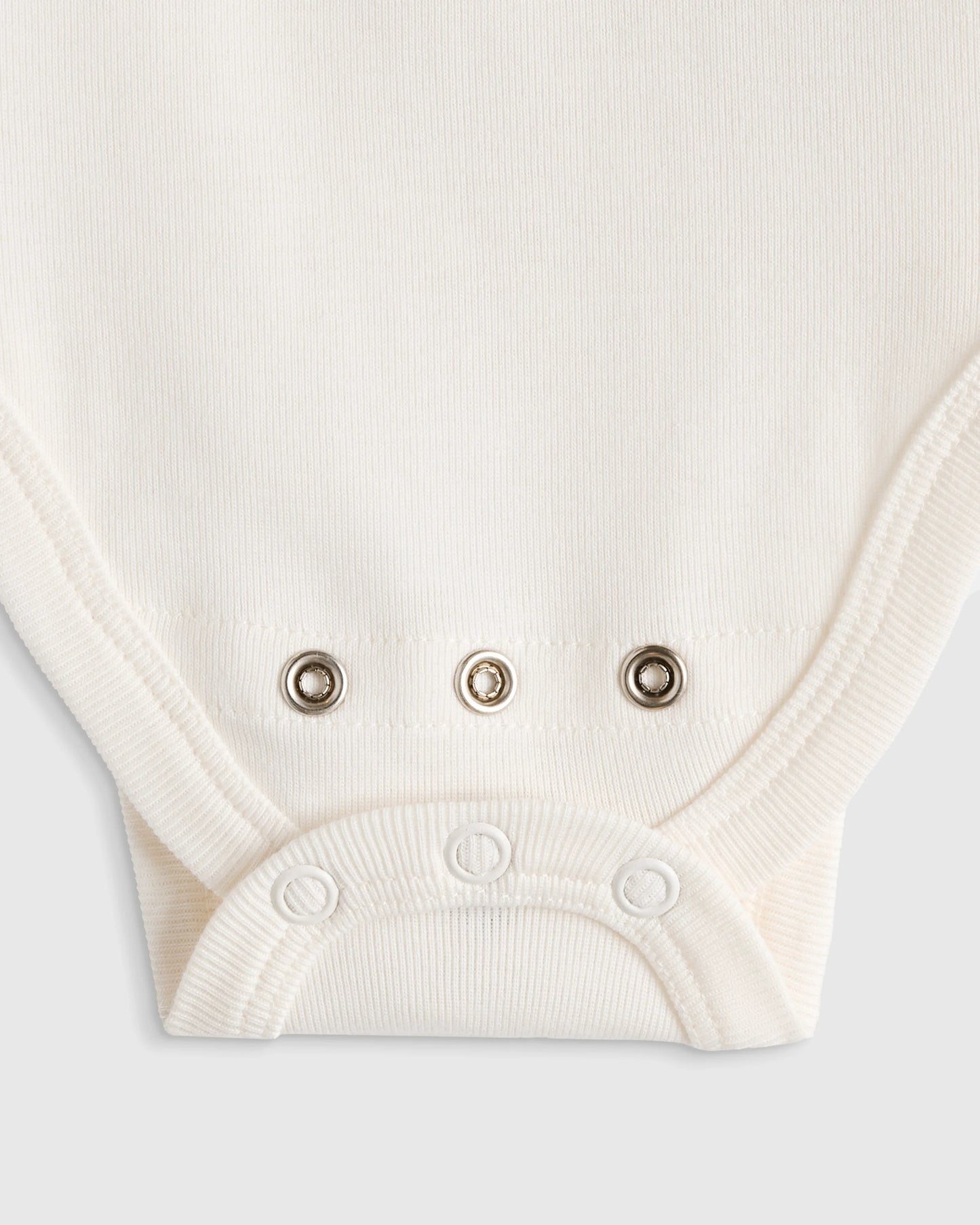100% Organic Cotton Long Sleeve Bodysuit - 0-3M / Safari