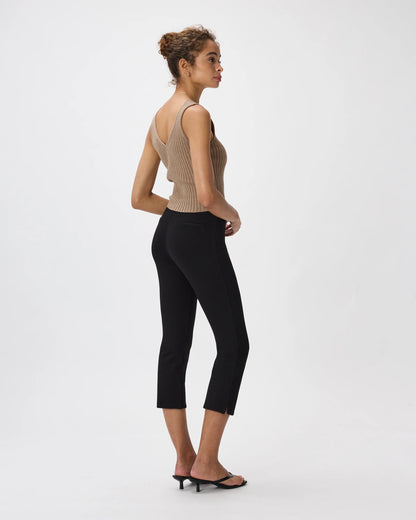 Ultra-Stretch Ponte Kick Flare Pants - XS / Olive
