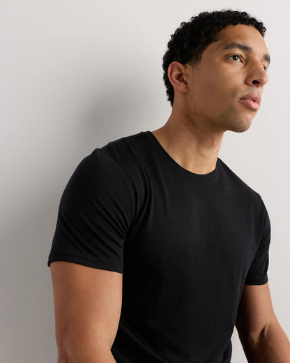 100% Merino Wool All-Season Short Sleeve Base Layer Tee - XS / Charcoal