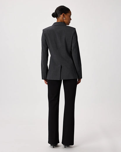 Italian Wool Long Blazer - XS / Sahara Camel