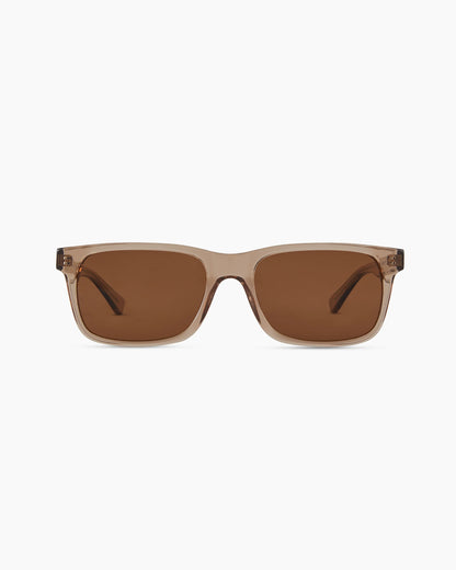 River Polarized Acetate Sunglasses - One Size / Tortoise with Green lens
