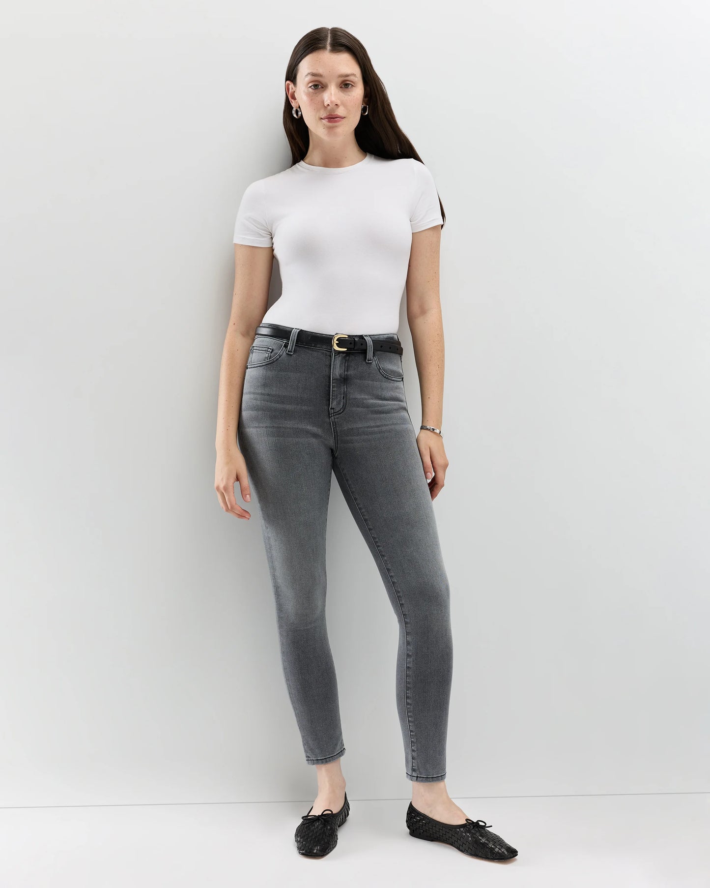 Bella Stretch Skinny Jeans - 24 / Black