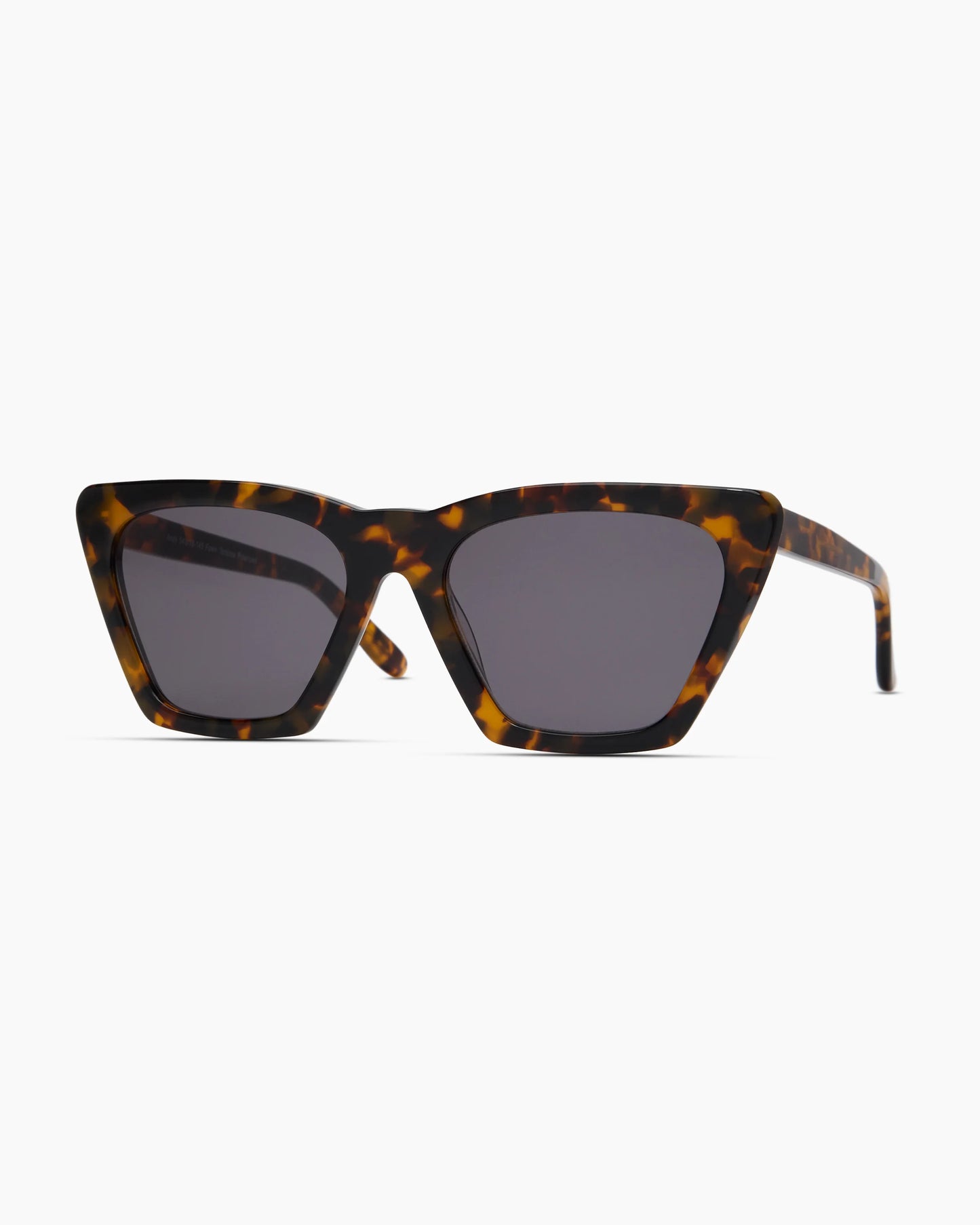 Andy Polarized Acetate Sunglasses - One Size / Black with Grey lens