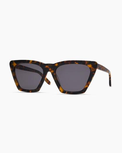 Andy Polarized Acetate Sunglasses - One Size / Black with Grey lens
