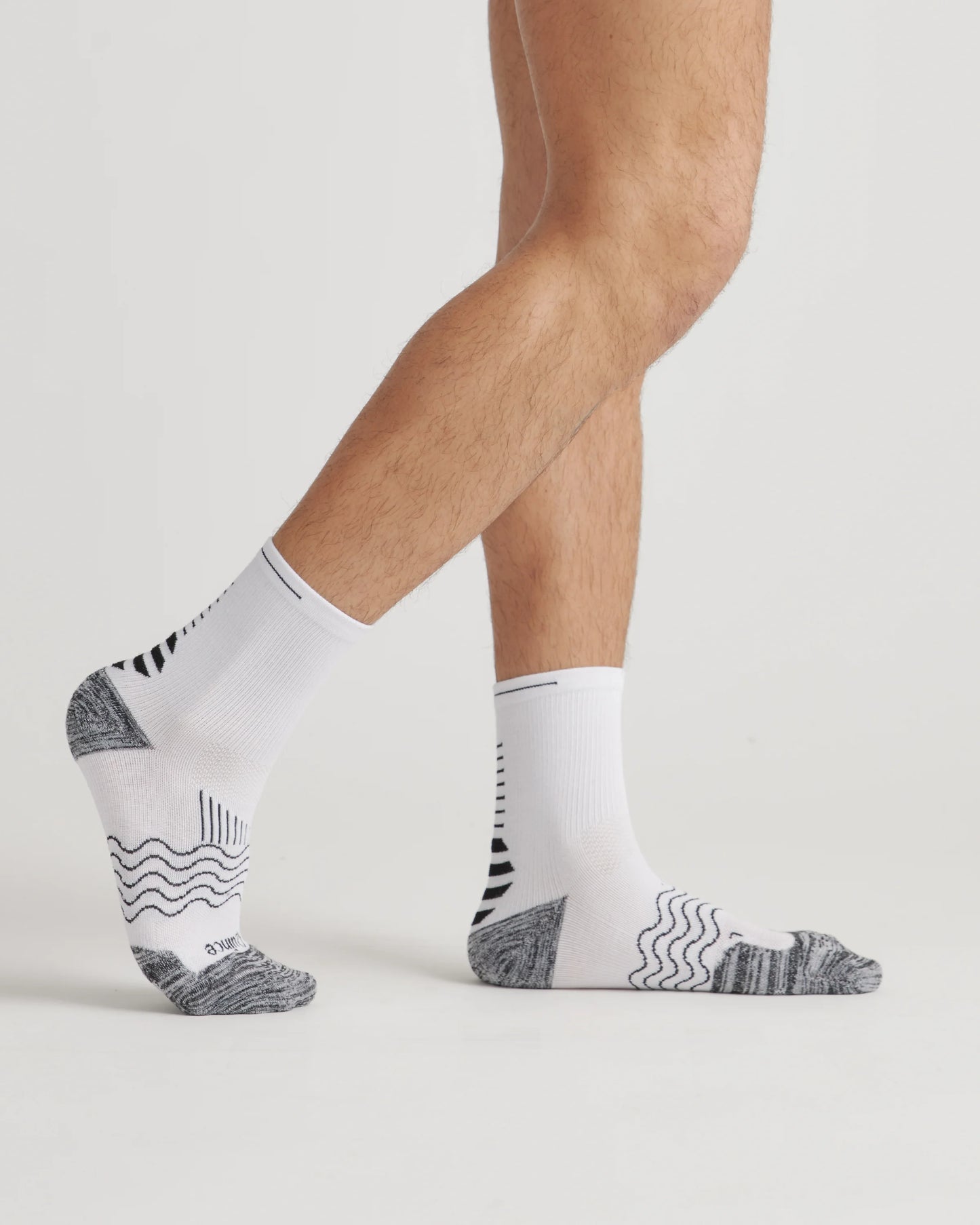 Performance Running Crew Socks (4-Pack) - S / White