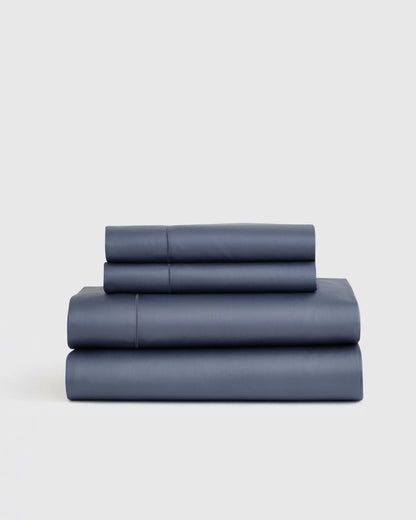 Signature Giza Cotton Sateen Sheet Set - Twin / Espresso
