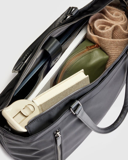 Voyage Nylon Travel Tote - One Size / Black