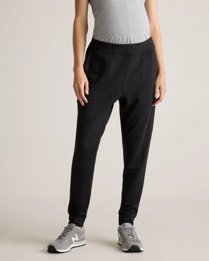SuperSoft Fleece Maternity Joggers - XS / Off-White