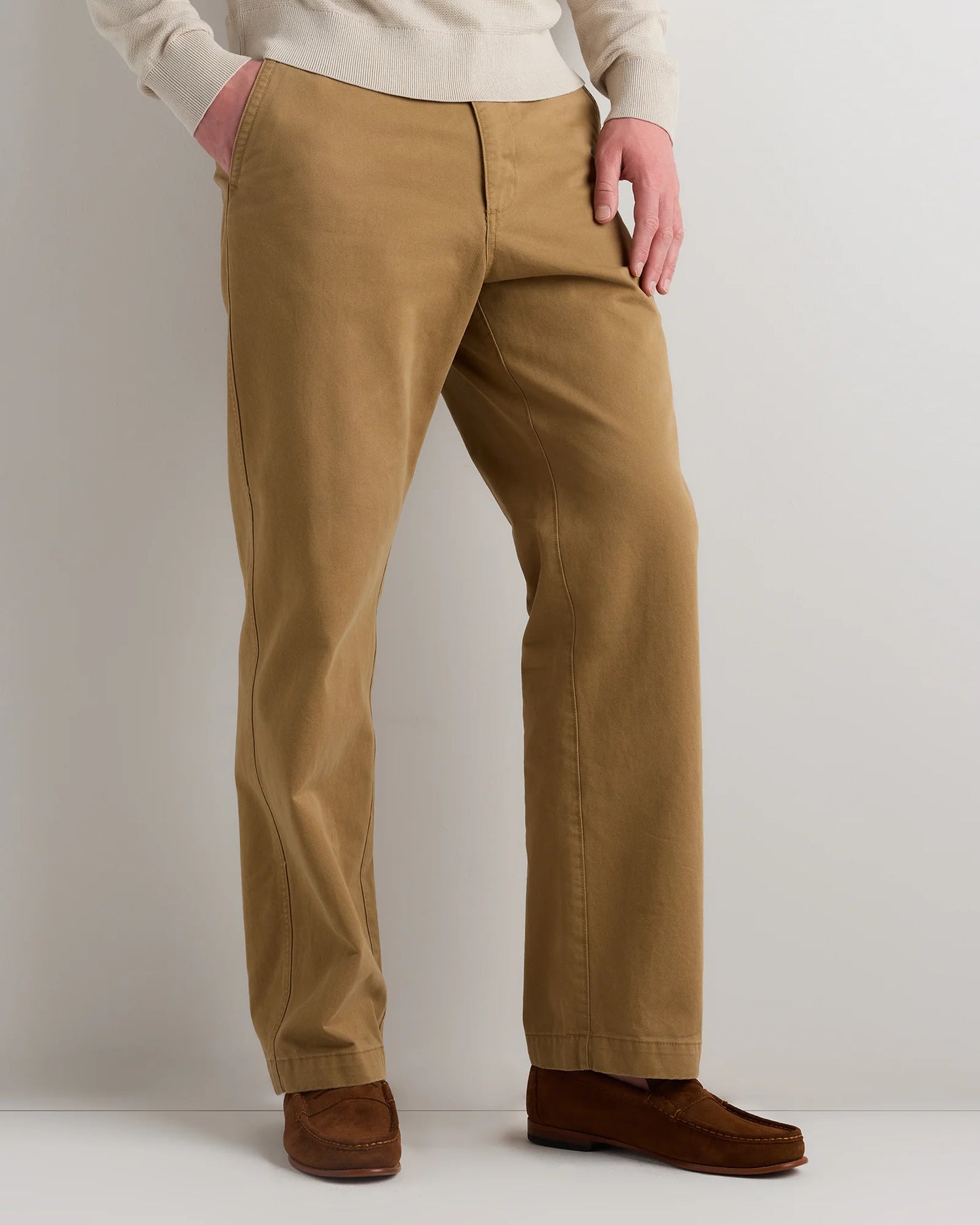 Essential Suede Penny Loafer - 7 / Whiskey