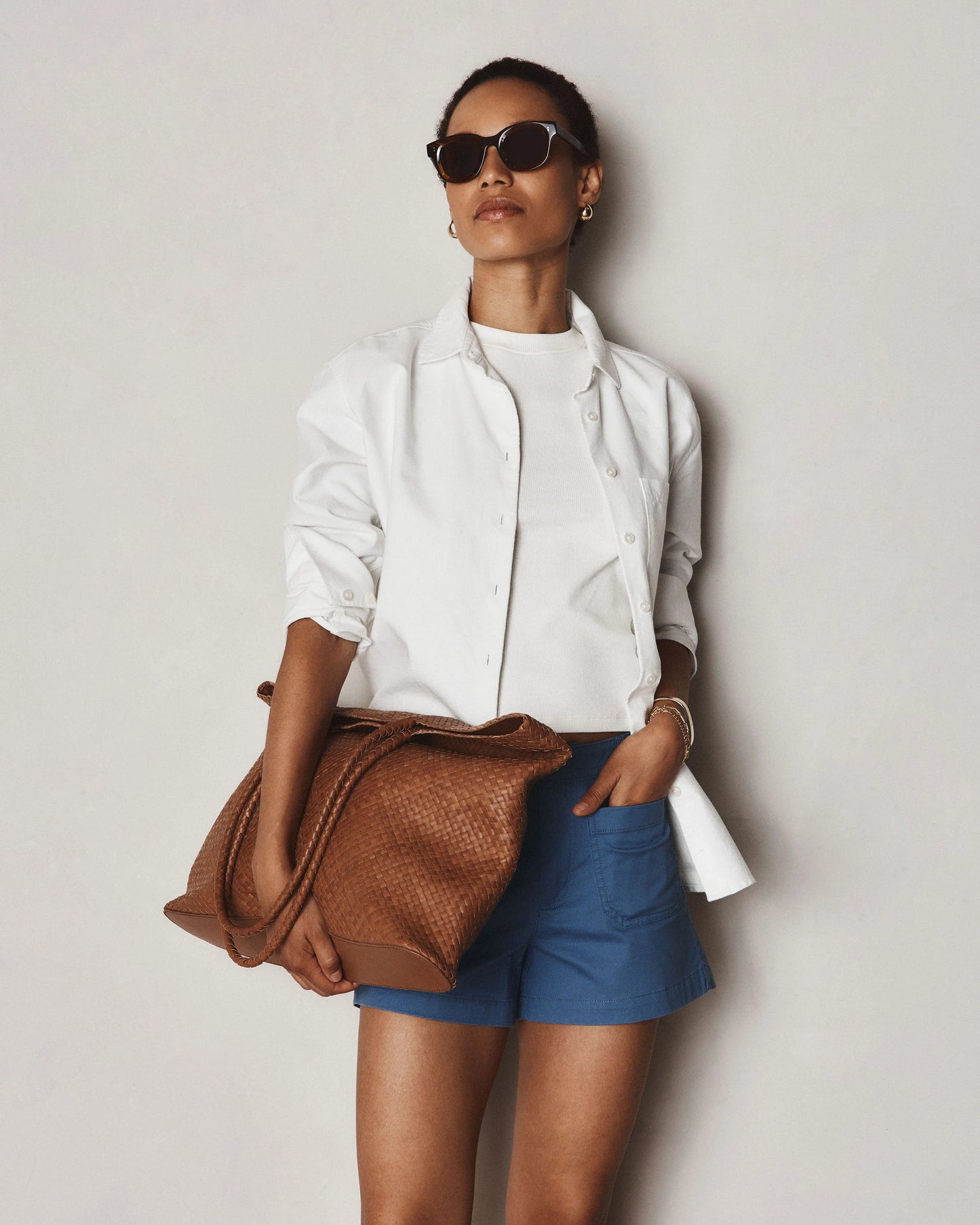 Siena Handwoven Tote - One Size / Taupe