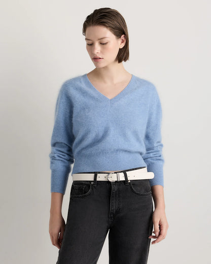 Alora European Leather Belt - XS / Black