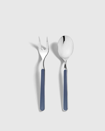 Fantasia 2-Pc Serving Utensil Set by Mepra - One Size / Porcelain