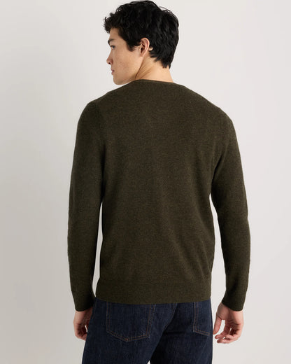 Mongolian Cashmere Cardigan Sweater - S / True Navy