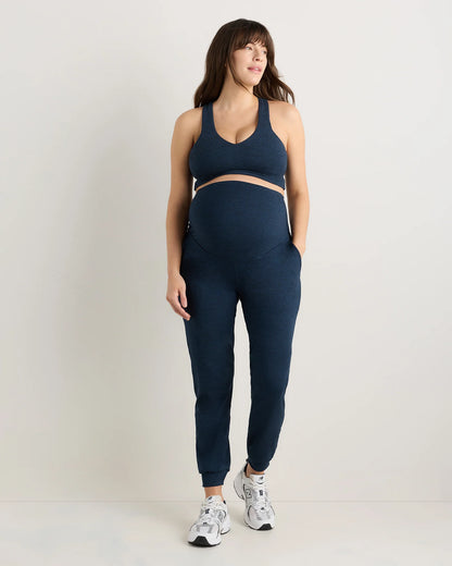 Ultra-Soft Maternity Joggers - XS / Heather Black