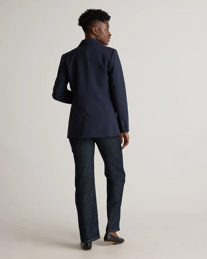 Italian Wool Long Blazer - XS / Sahara Camel