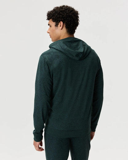 Flowknit Performance Full-Zip Chest Pocket Hoodie - XS / Heather Deep Navy