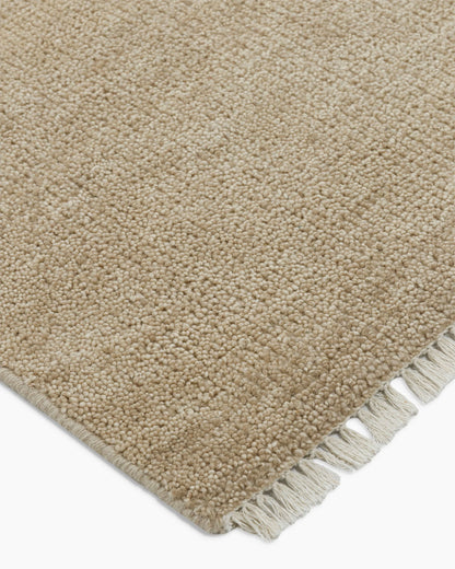 Lee Hand-Knotted Wool Rug - 5' x 8' / Oat