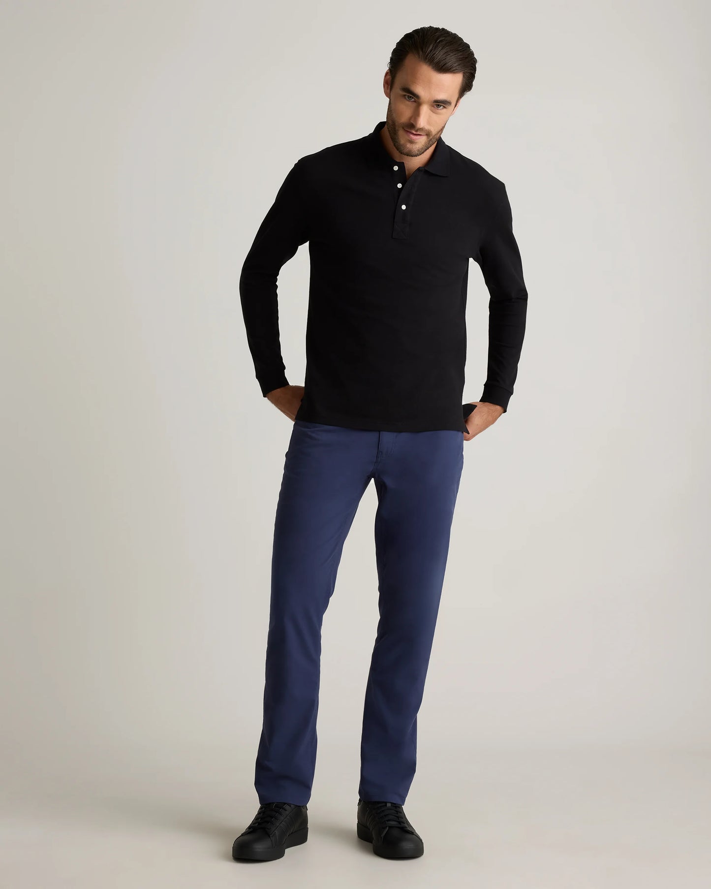 Organic Cotton Coolmax® Chino - 30X30 / True Black