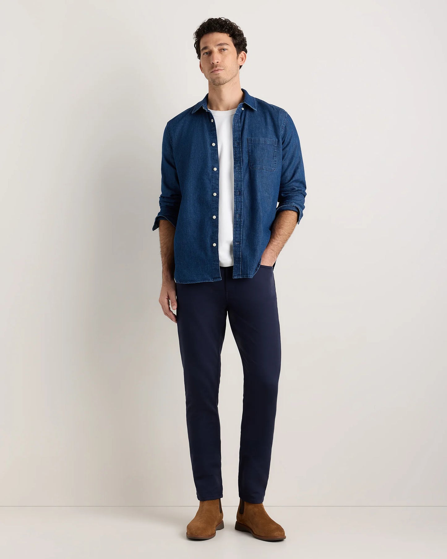 Comfort Stretch Traveler 5-Pocket Pants - Slim - 30X30 / Dark Charcoal