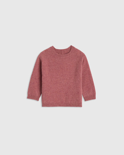 Washable Cashmere Crewneck Sweater - 0-3M / Varsity Red
