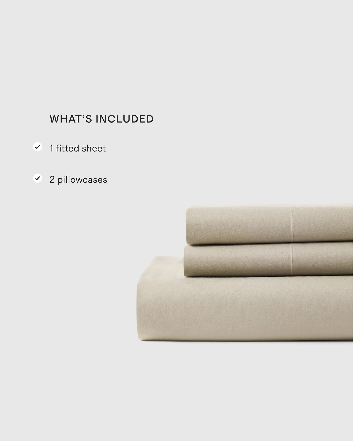 Organic Crisp Percale Fitted Sheet Set - Twin / Espresso