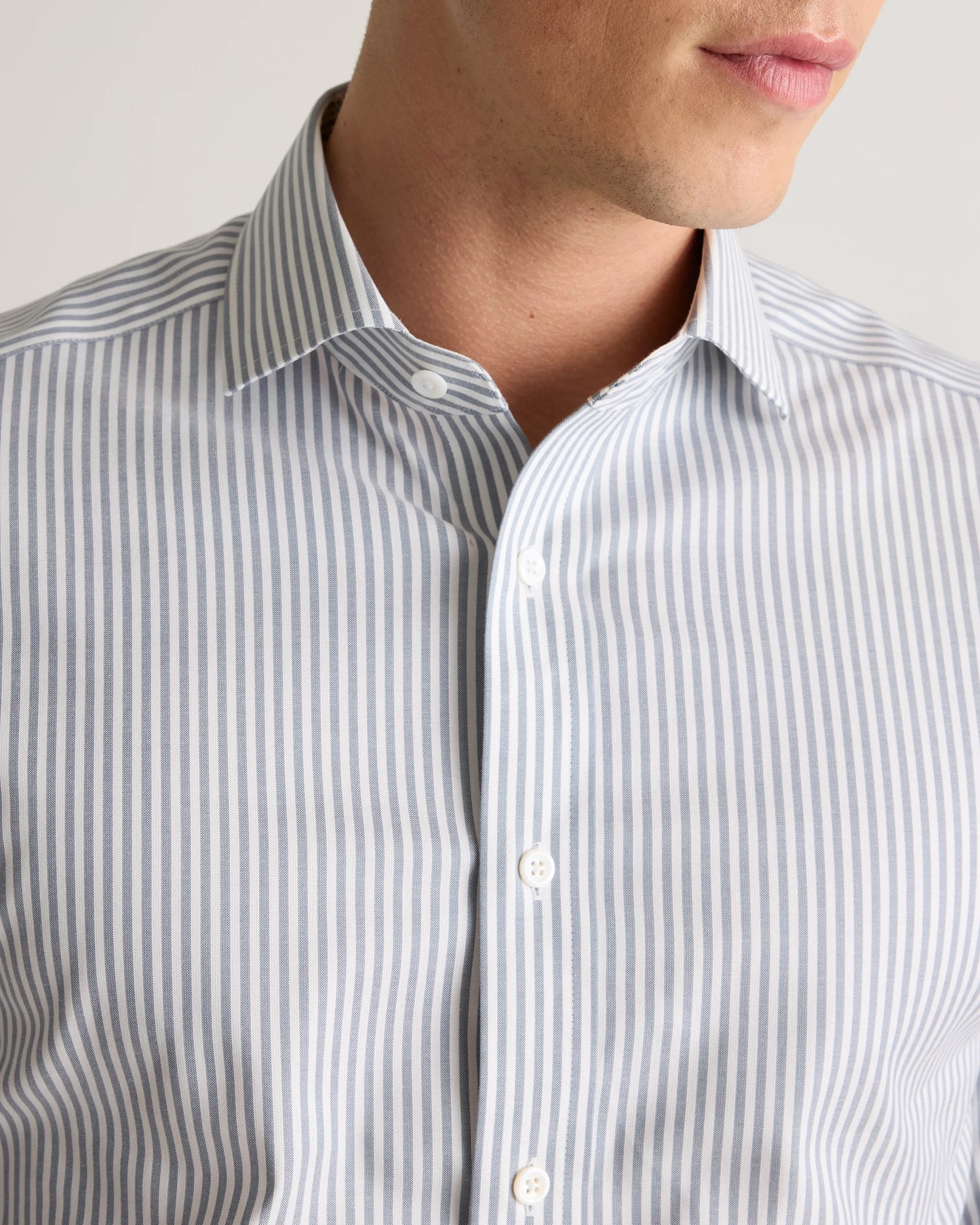 Organic Cotton Oxford Non-Iron Dress Shirt - S / Bold Black