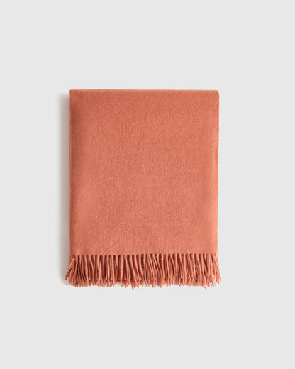 Mongolian Cashmere Throw - 50x60 / Heather Grey