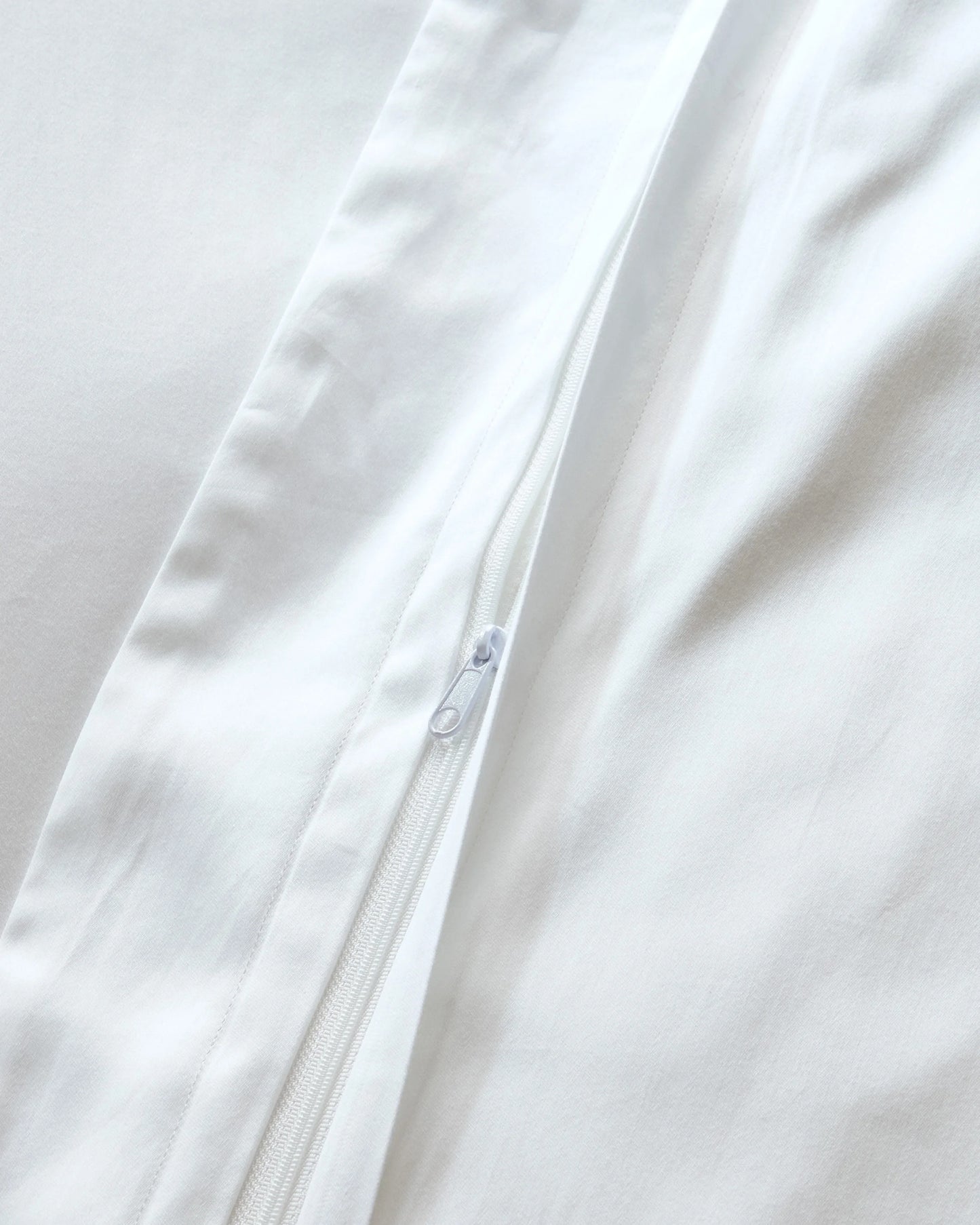 Signature Giza Cotton Sateen Duvet Cover - Twin / Light Grey