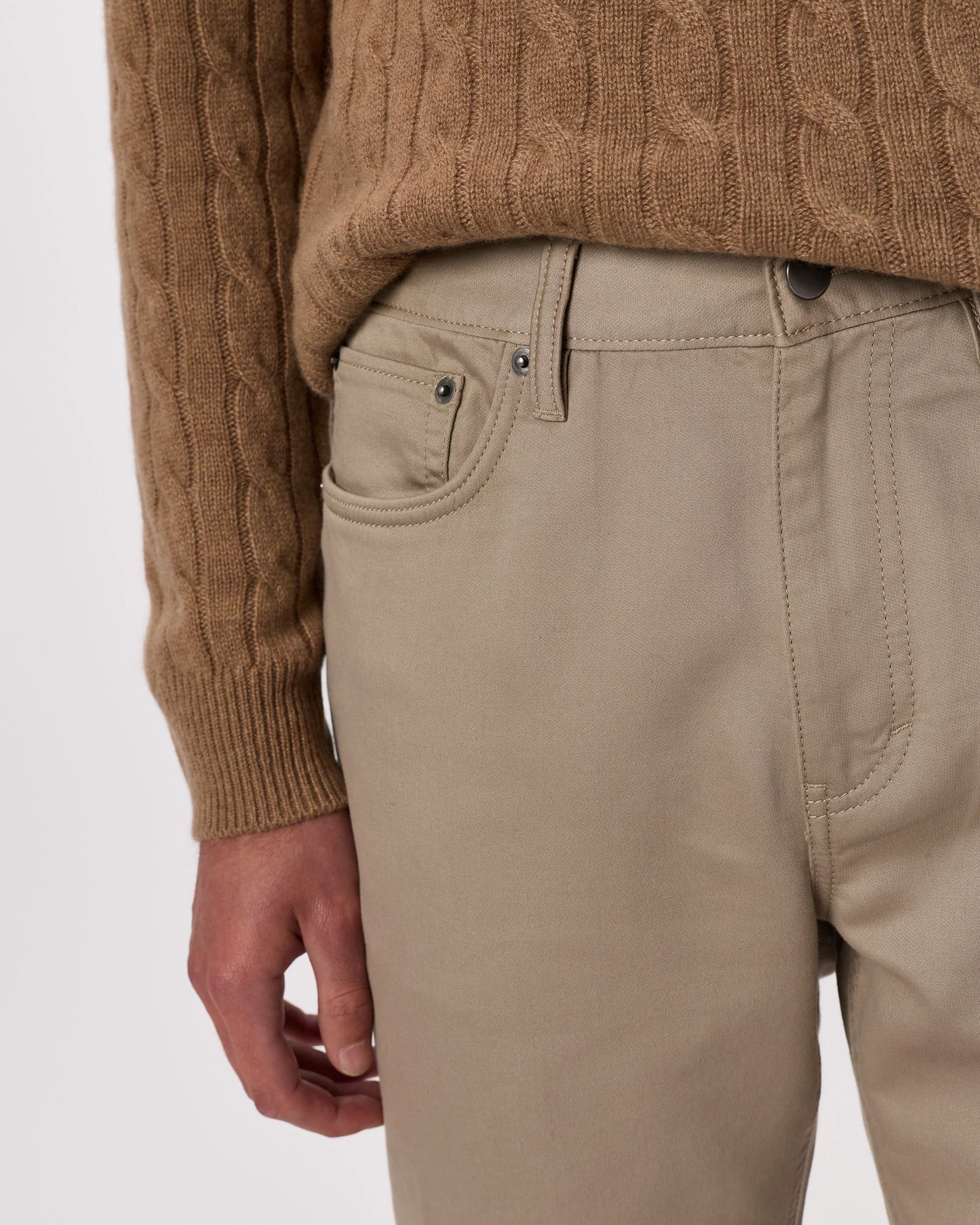 Comfort Stretch Traveler 5-Pocket Pants - Straight - 28X30 / Military Olive