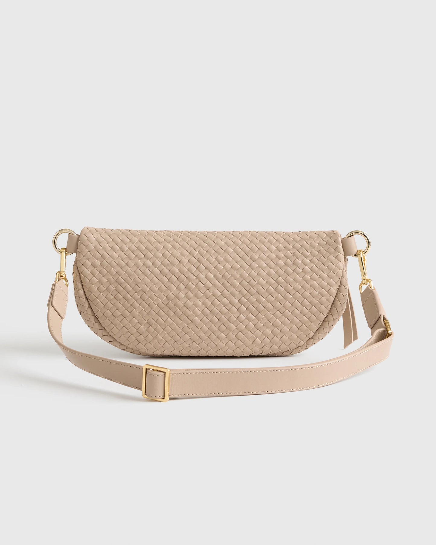 Sloane Handwoven Sling Bag - One Size / Taupe
