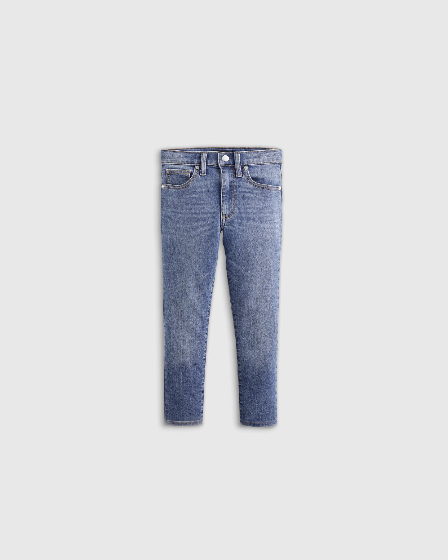 Boys Cotton Stretch Skinny Jeans - 9-12M / Medium Wash