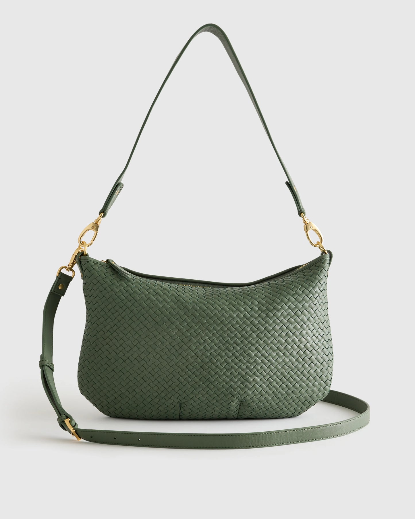 Sloane Handwoven Shoulder Bag - One Size / Cognac