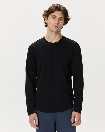 Flex Curve Long Sleeve Tee (3-Pack) - S / Black