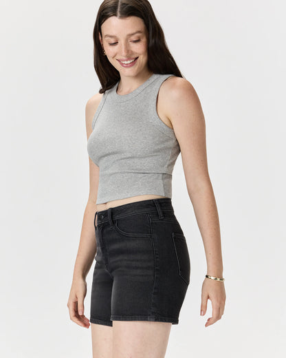 Bella Stretch Vintage Shorts - 24 / Obsidian Blue Fray