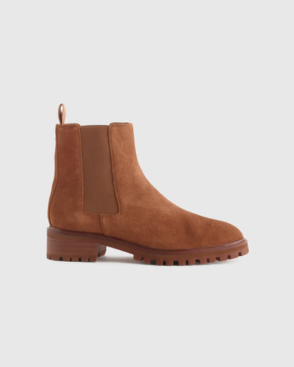 Suede Chelsea Boot - 5 / Desert