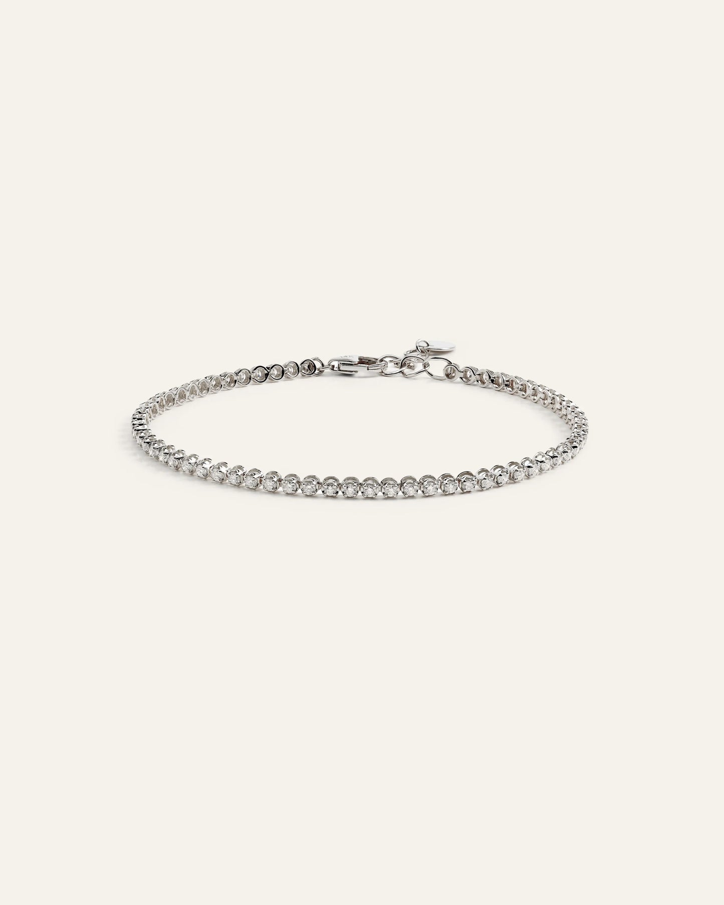 14K Gold Diamond Petite Tennis Bracelet - 1ctw - One Size / Yellow Gold