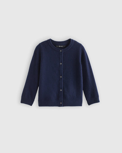 Washable Cashmere Cardigan - 2T / True Navy