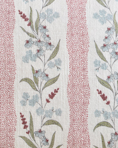 Wildflower Cotton Pillow Cover (Set of 2) - 12x20 / Tan Stripe