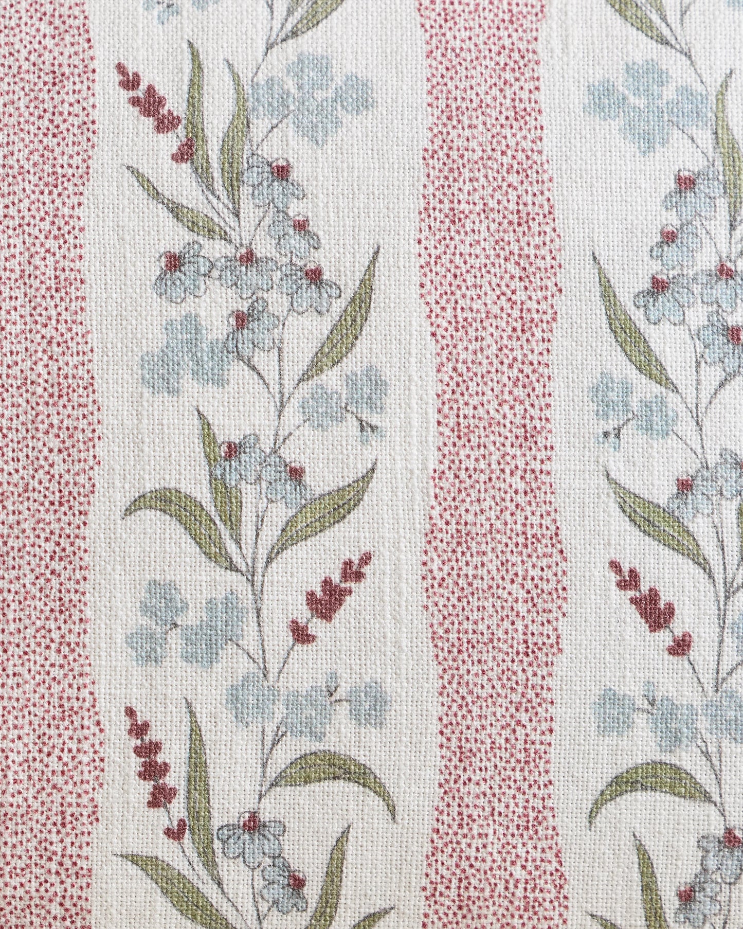 Wildflower Cotton Pillow Cover - 12x20 / Tan Stripe
