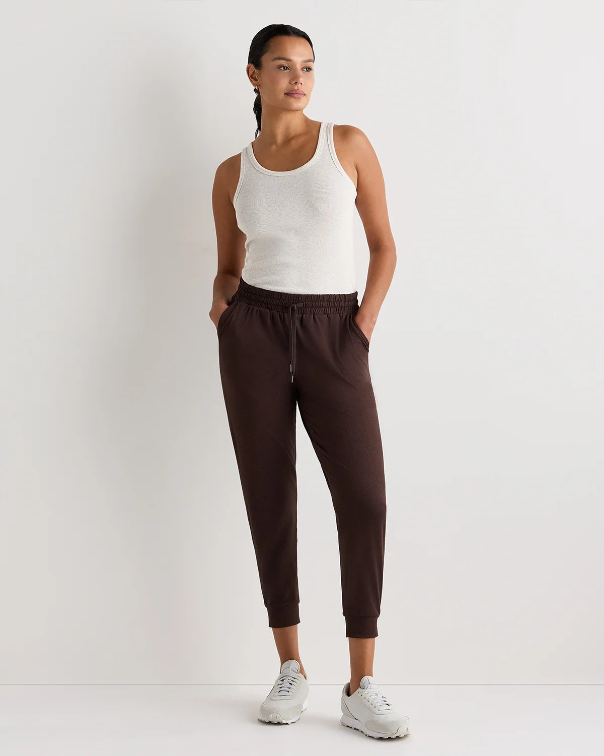 Flowknit Mid-Rise Joggers - XS / Black