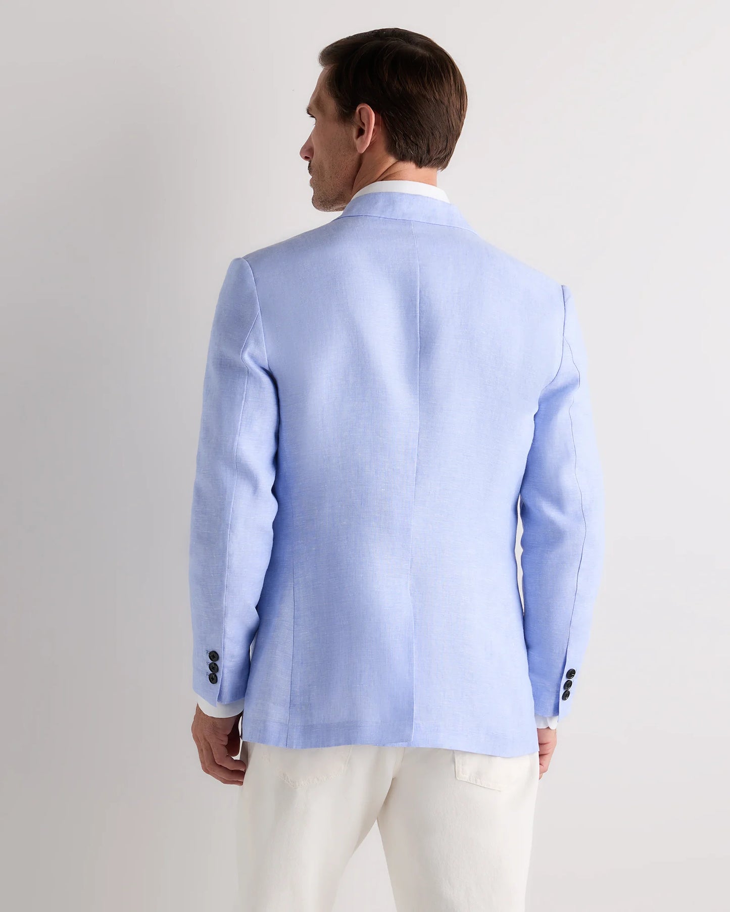 100% European Linen Blazer - XS / French Blue