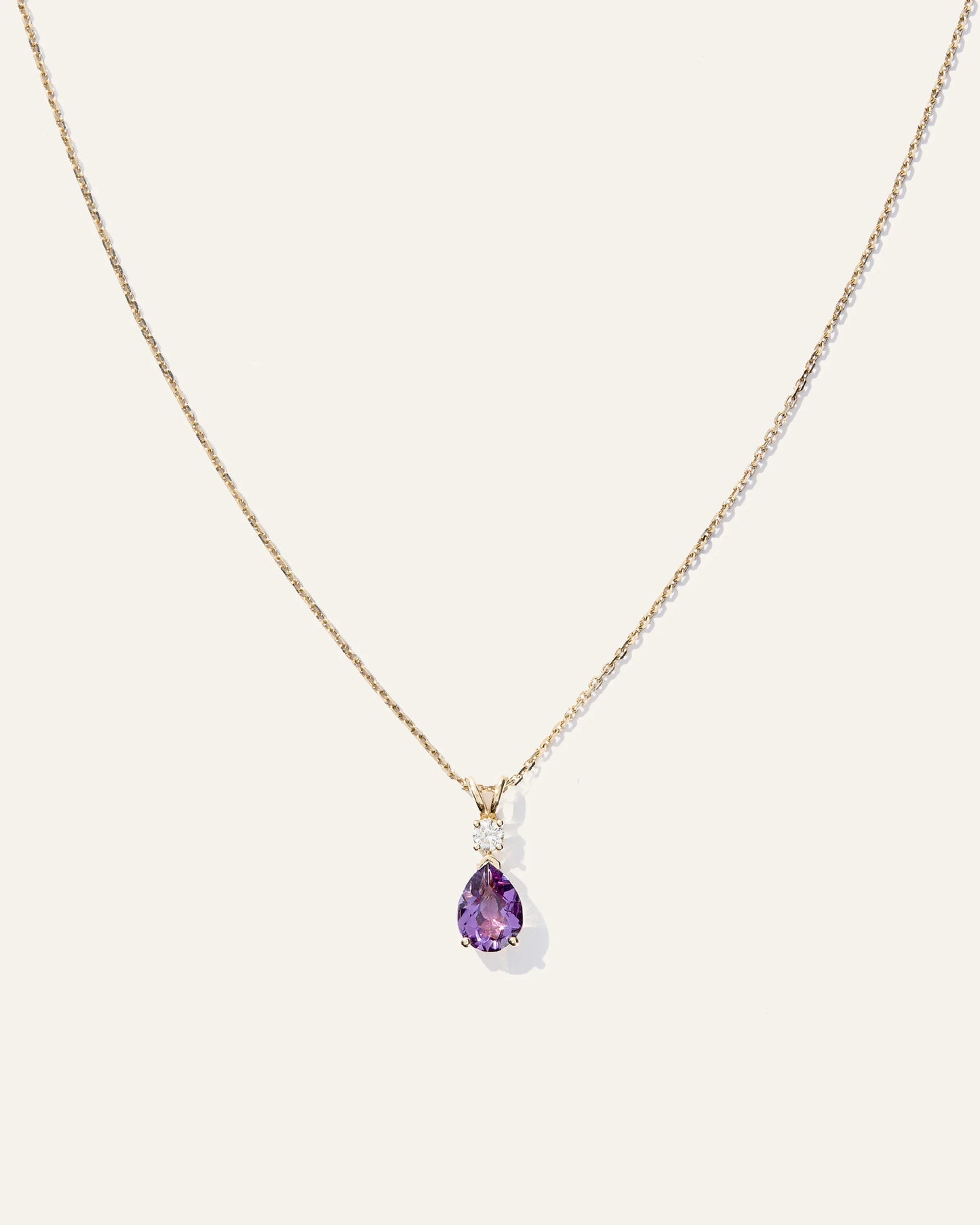 14K Gold Diamond & Semi-Precious Gemstone Drop Necklace - One Size / Yellow Gold