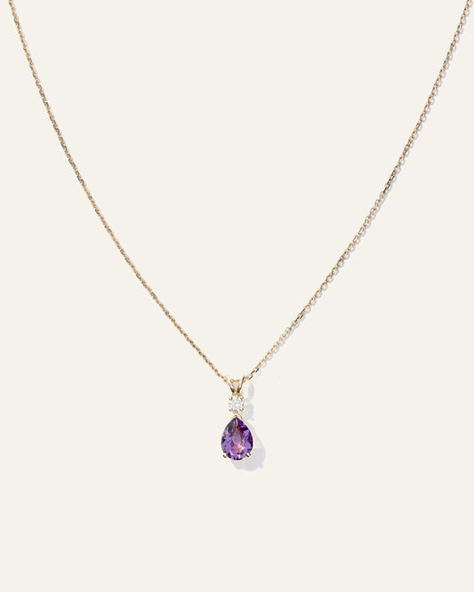 14K Gold Diamond & Semi-Precious Gemstone Drop Necklace - One Size / Yellow Gold