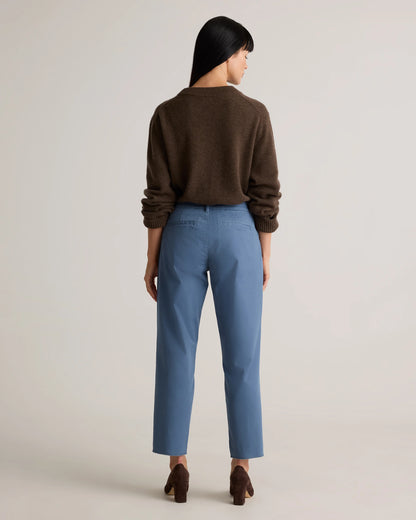 Organic Stretch Cotton Chino Pants - 0 / Black