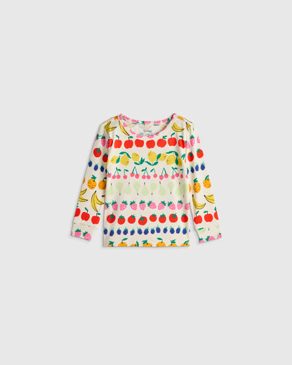 Bamboo Long Sleeve and Pant Pajama Set - 12-18M / Wildflower Dreams