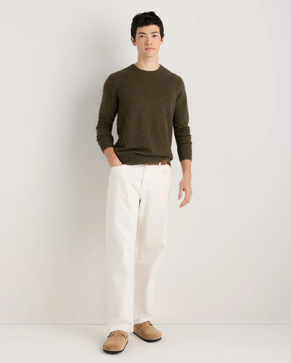Mongolian Cashmere Crewneck Sweater - XS / Black